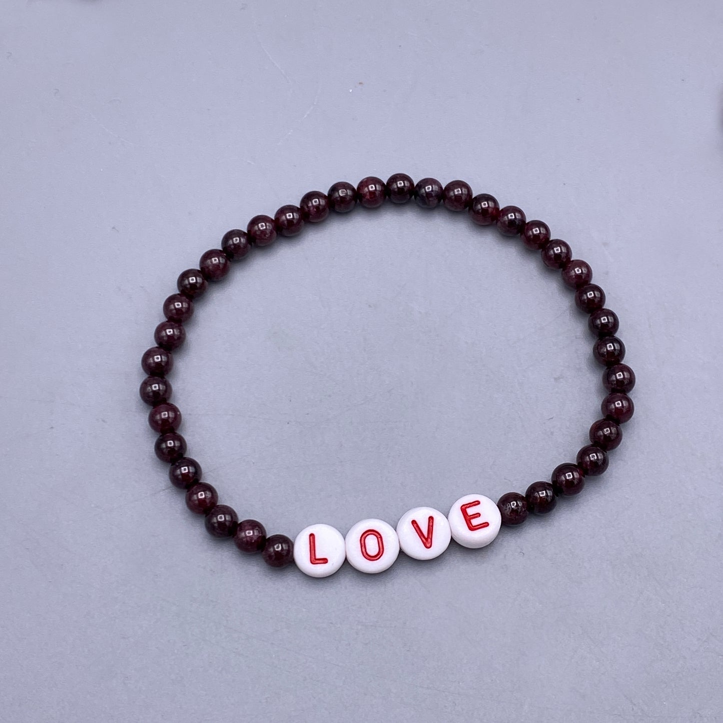 Garnet Love Bracelet