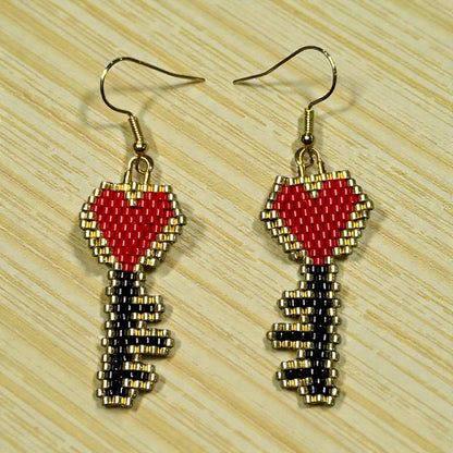 Heart Key to your heart Earrings