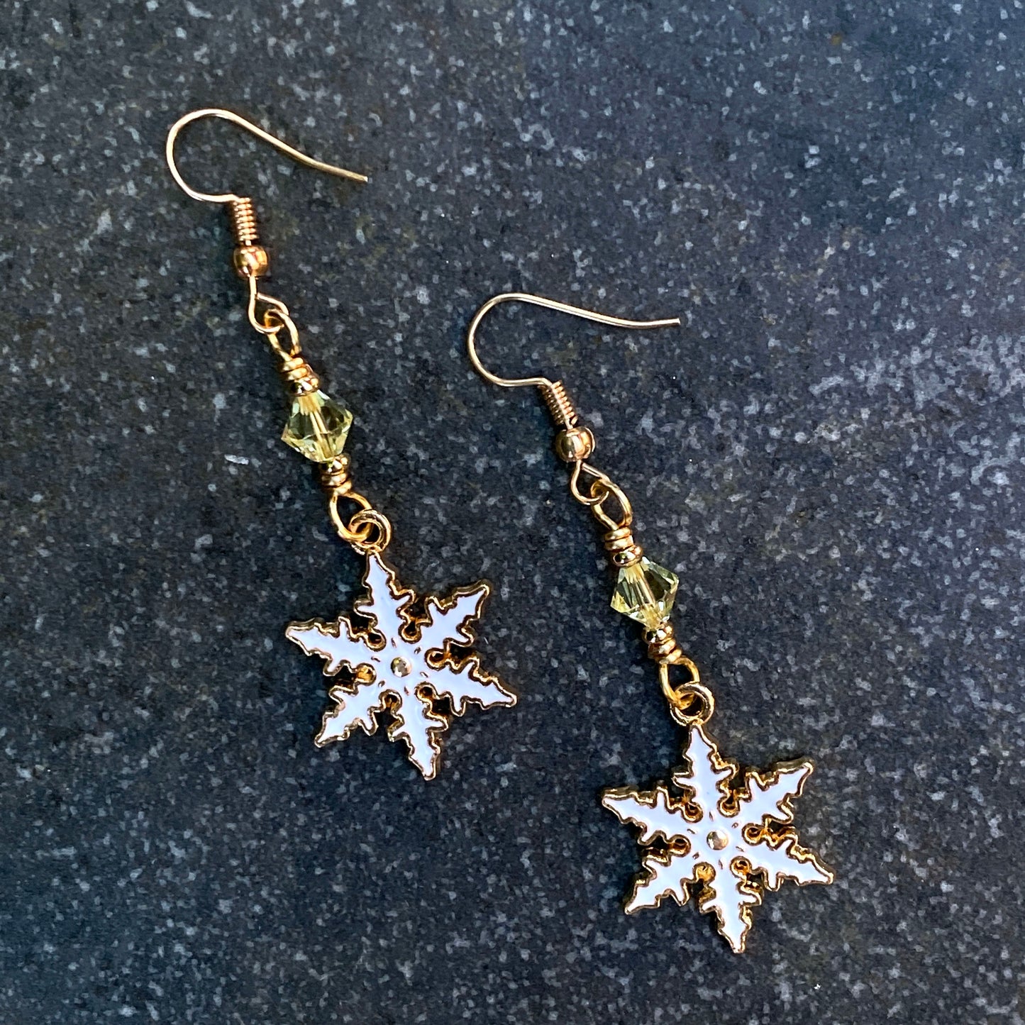 Snowflake Dangle Earrings