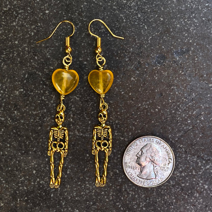 Halloween Skeleton Dangle Earrings