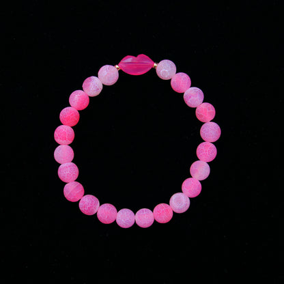 gemstone lips bracelets