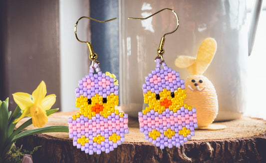 Easter Chick earrings