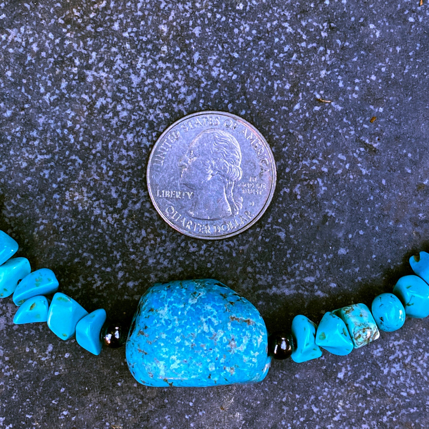 Genuine Turquoise gemstone Necklace