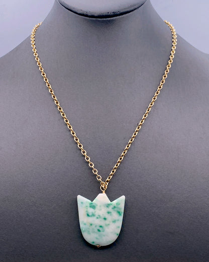 Green Spot Jasper Tulip