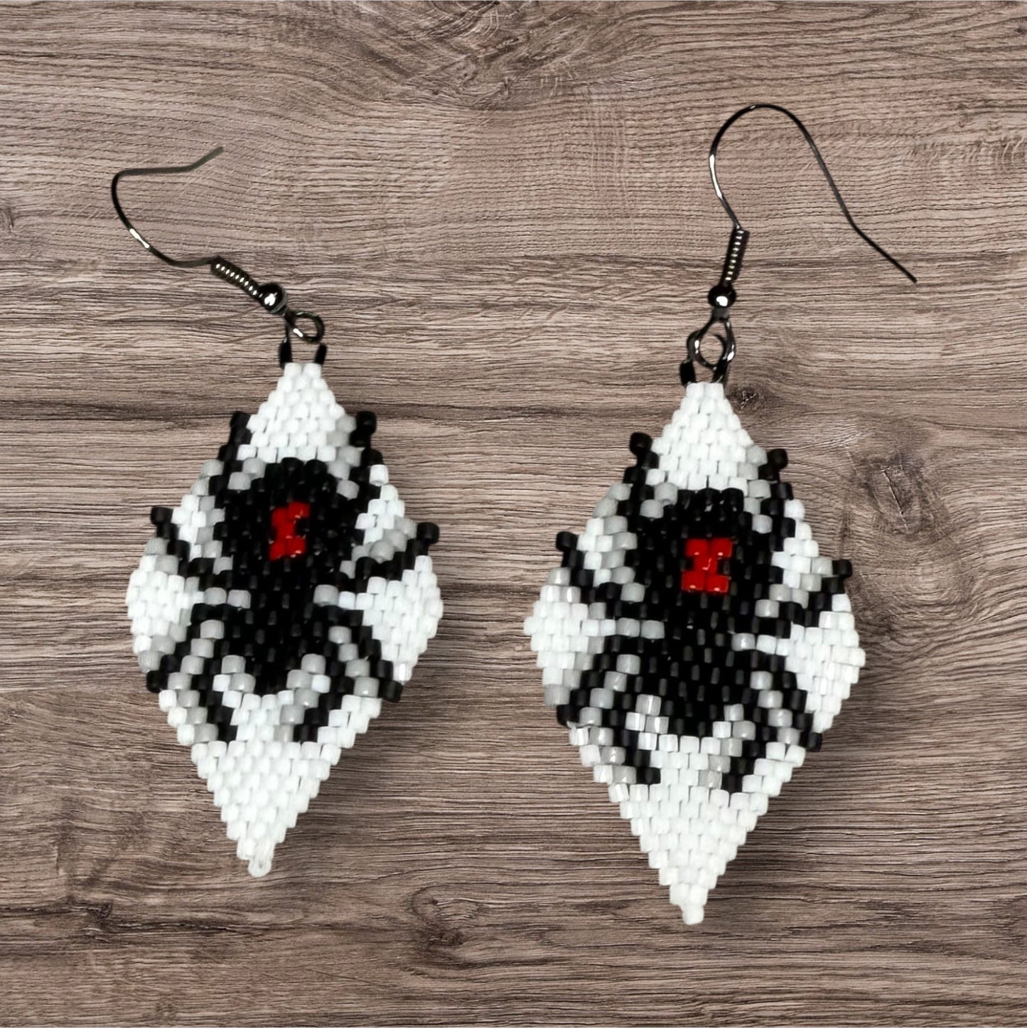 Spider Beaded Earrings