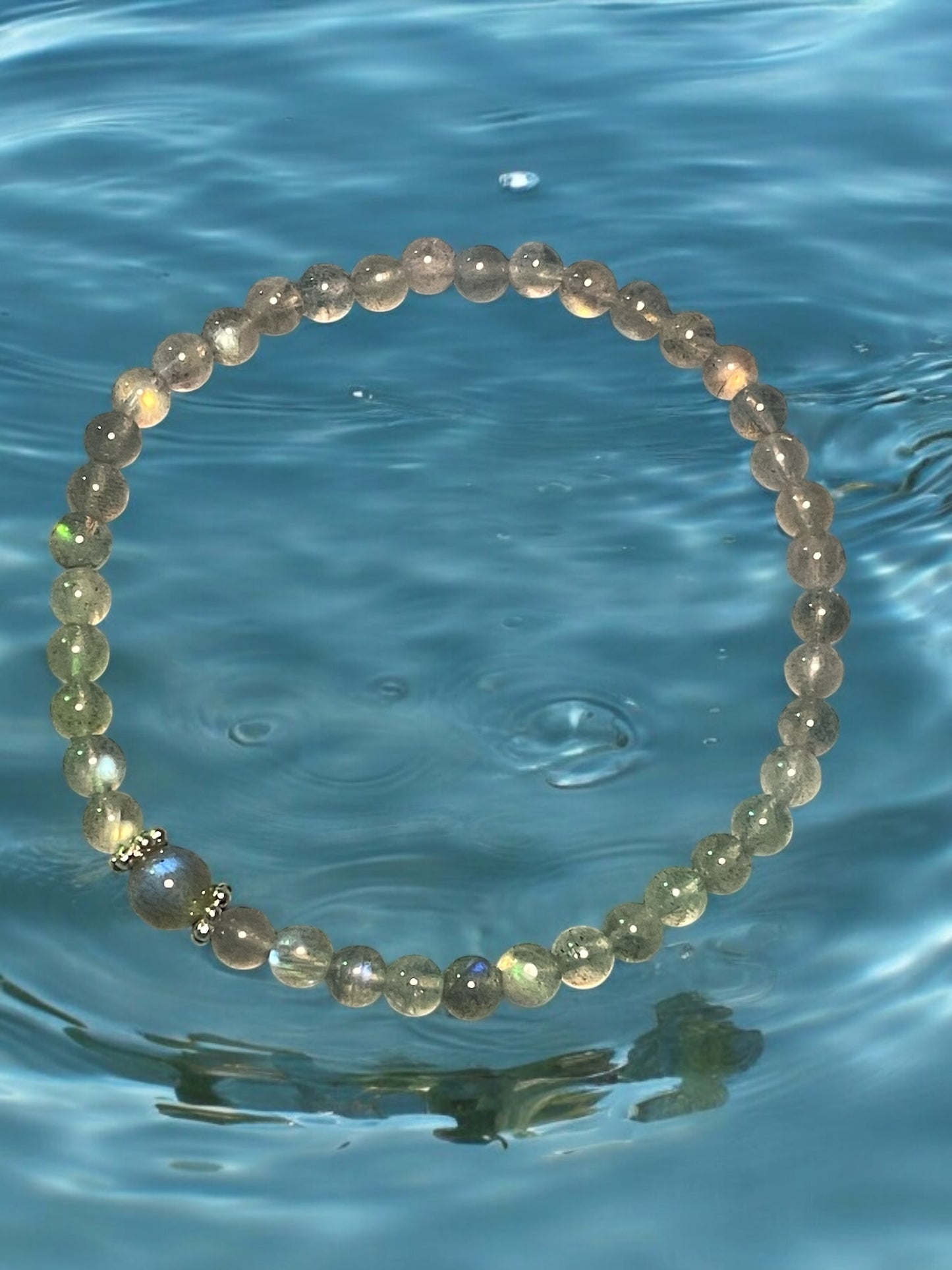 Labradorite and Sterling Silver Bracelet