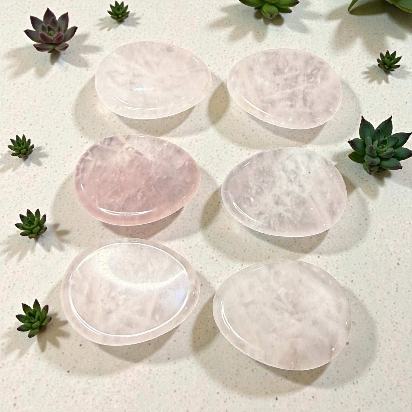 Rose Quartz worry stone