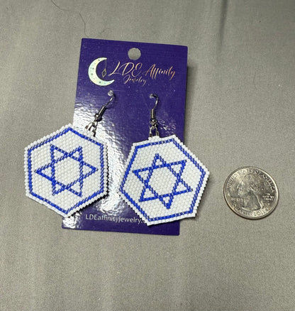 Jewish Star Earrings