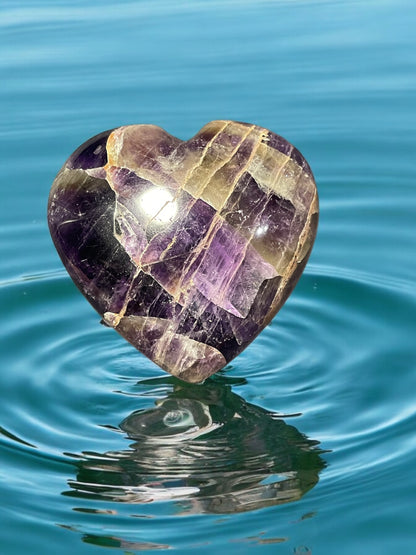 Amethyst Gemstone Heart