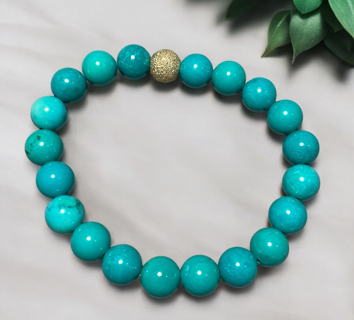 Turquoise and Gold Bracelet