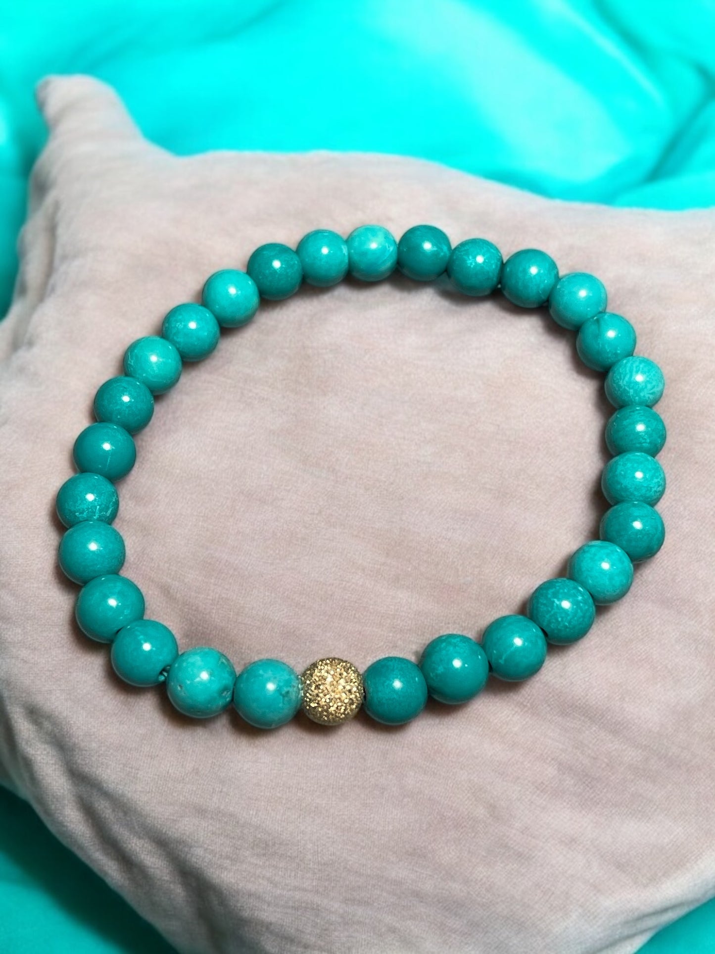 Turquoise and Gold Bracelet
