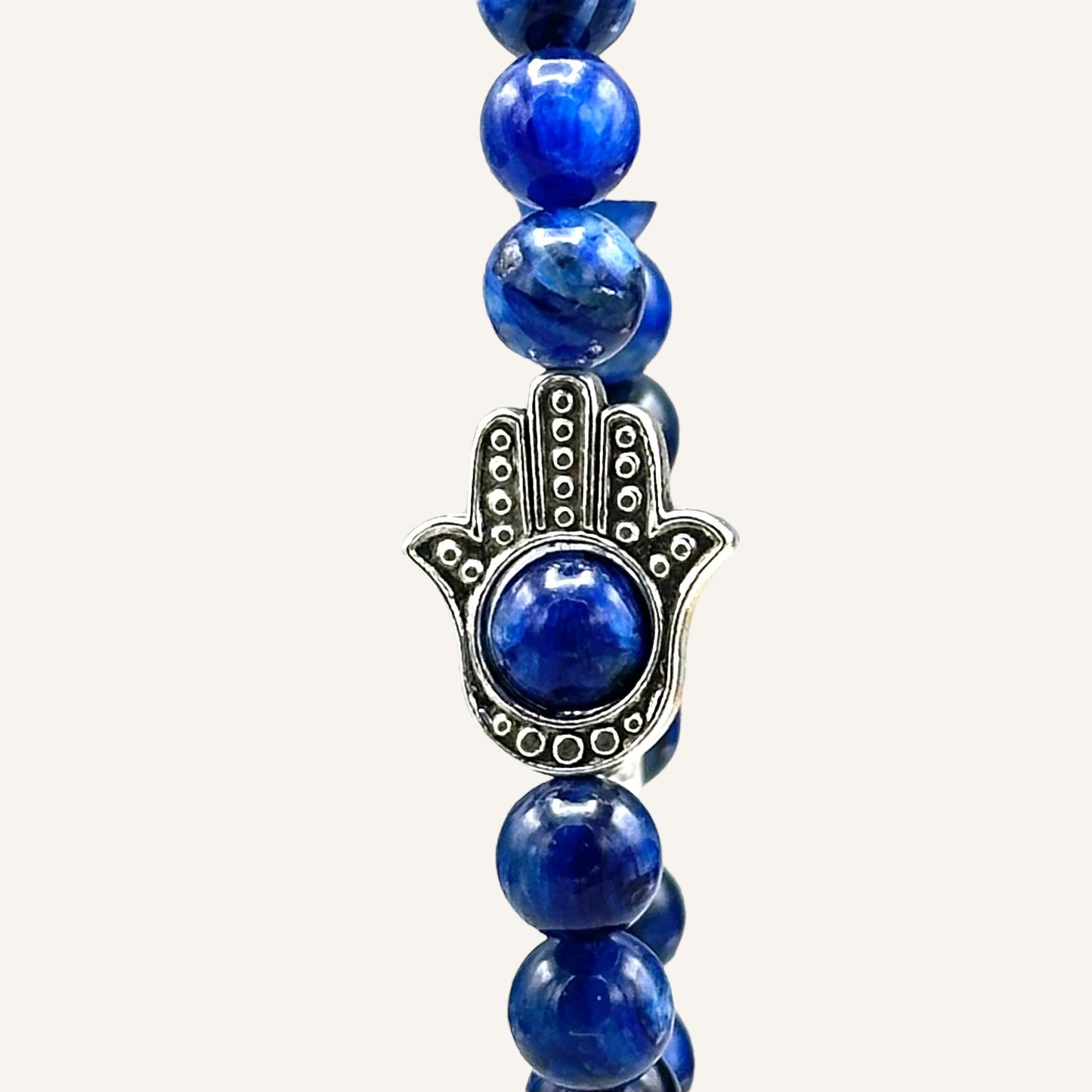 Kyanite Hamsa Bracelet