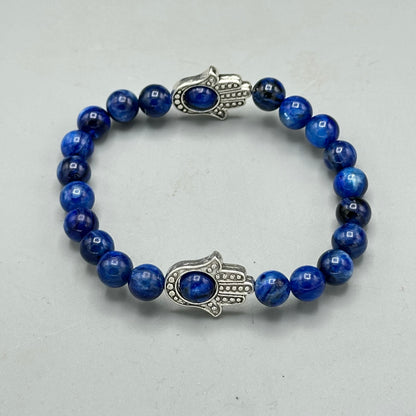 Kyanite Hamsa Bracelet