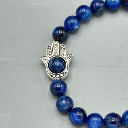 Kyanite Hamsa Bracelet