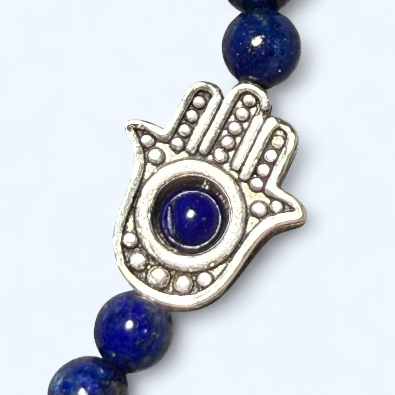 Lapis Lazuli Hamsa Bracelet