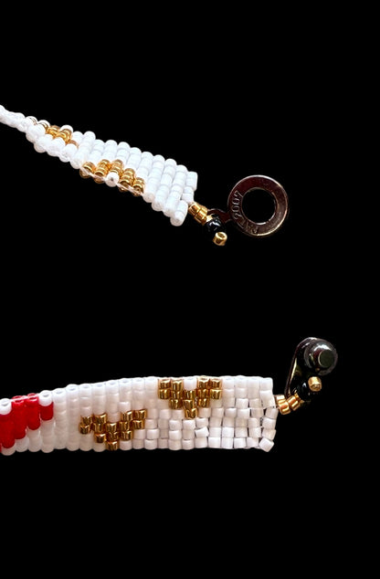 Glass Beaded Love bracelet