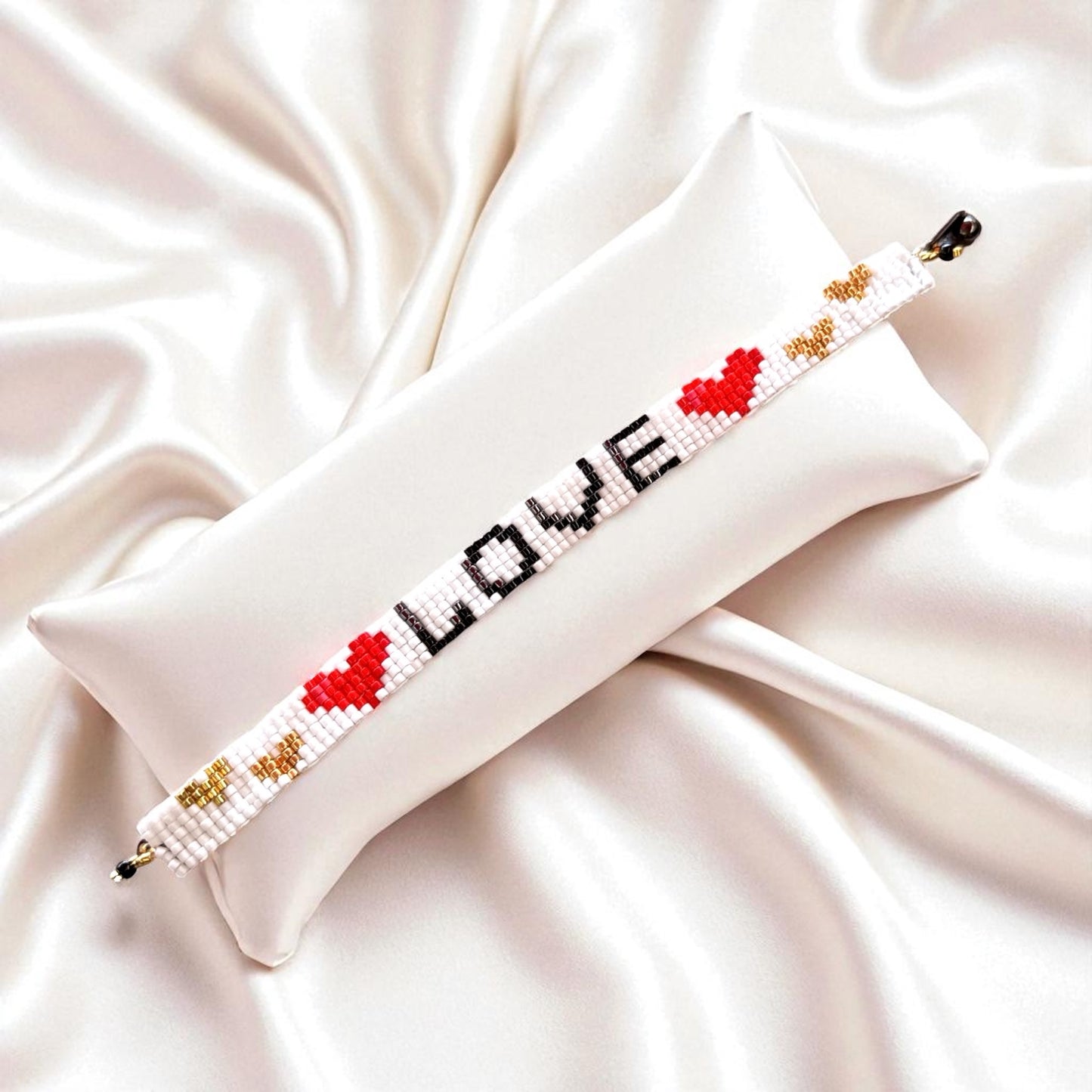 Glass Beaded Love bracelet