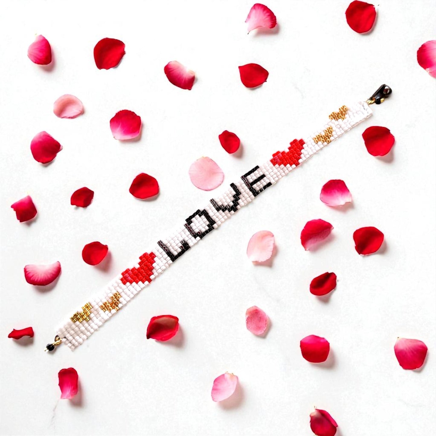 Glass Beaded Love bracelet