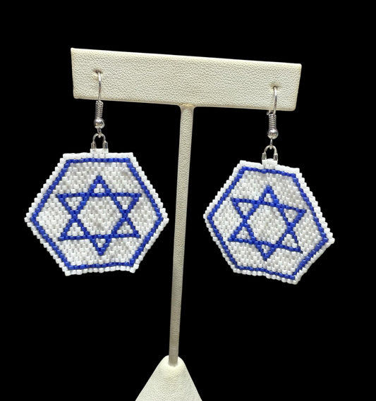 Jewish Star Earrings