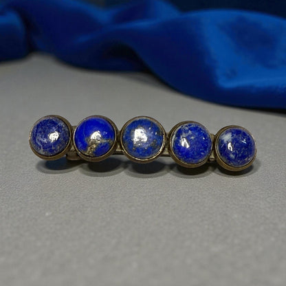 Gemstone French Hair Barrette