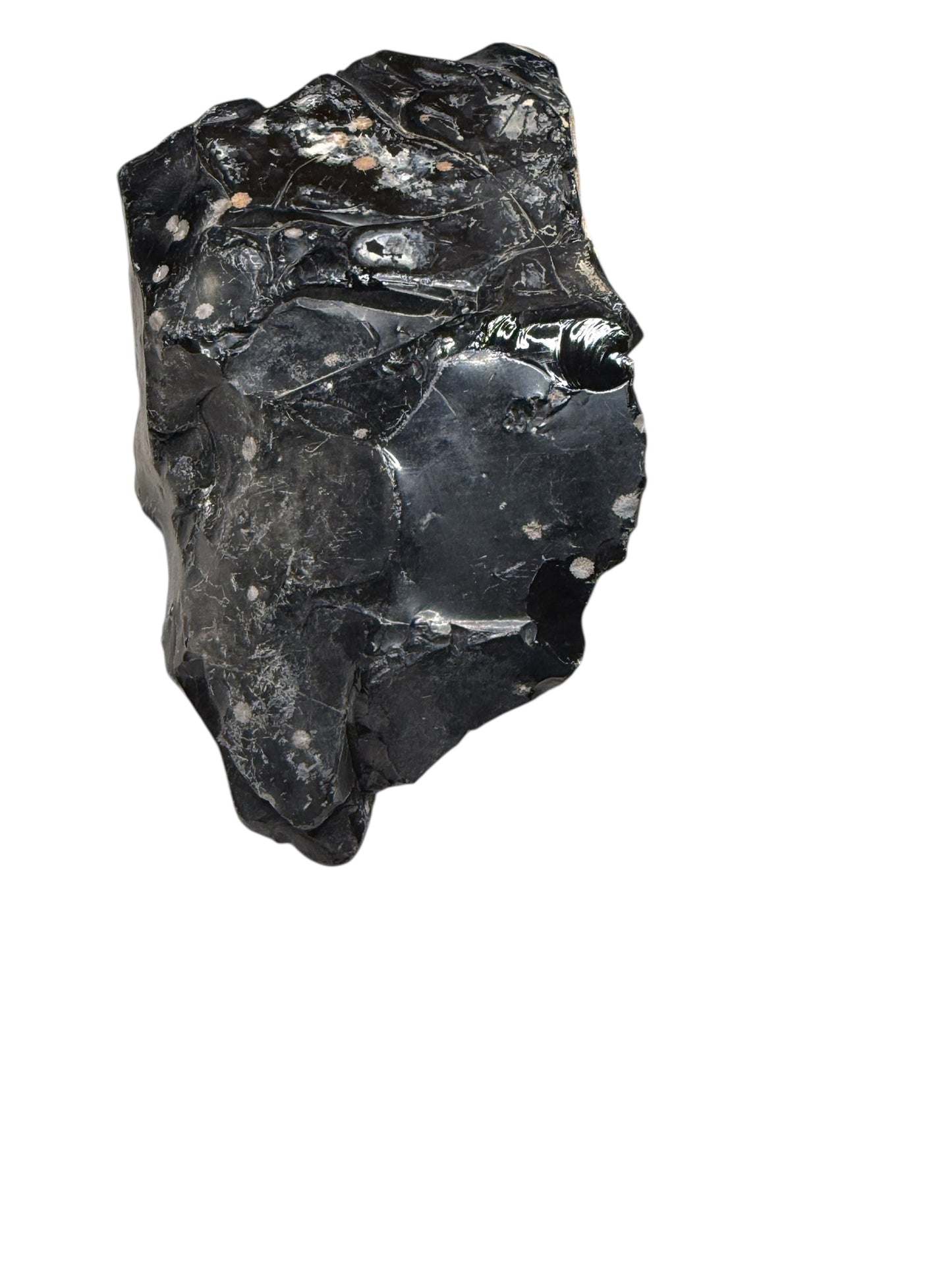 Raw Snowflake Obsidian