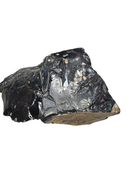 Raw Snowflake Obsidian