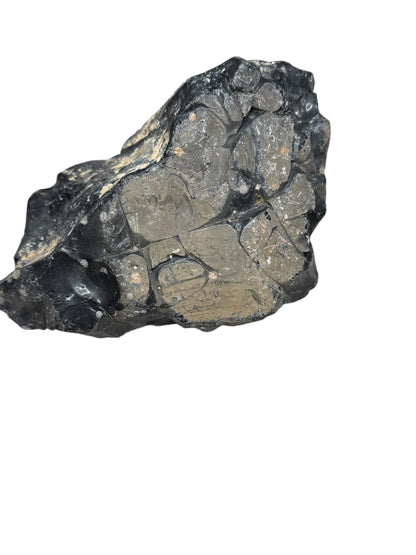 Raw Snowflake Obsidian