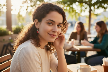 Red Christmas Lights Earrings