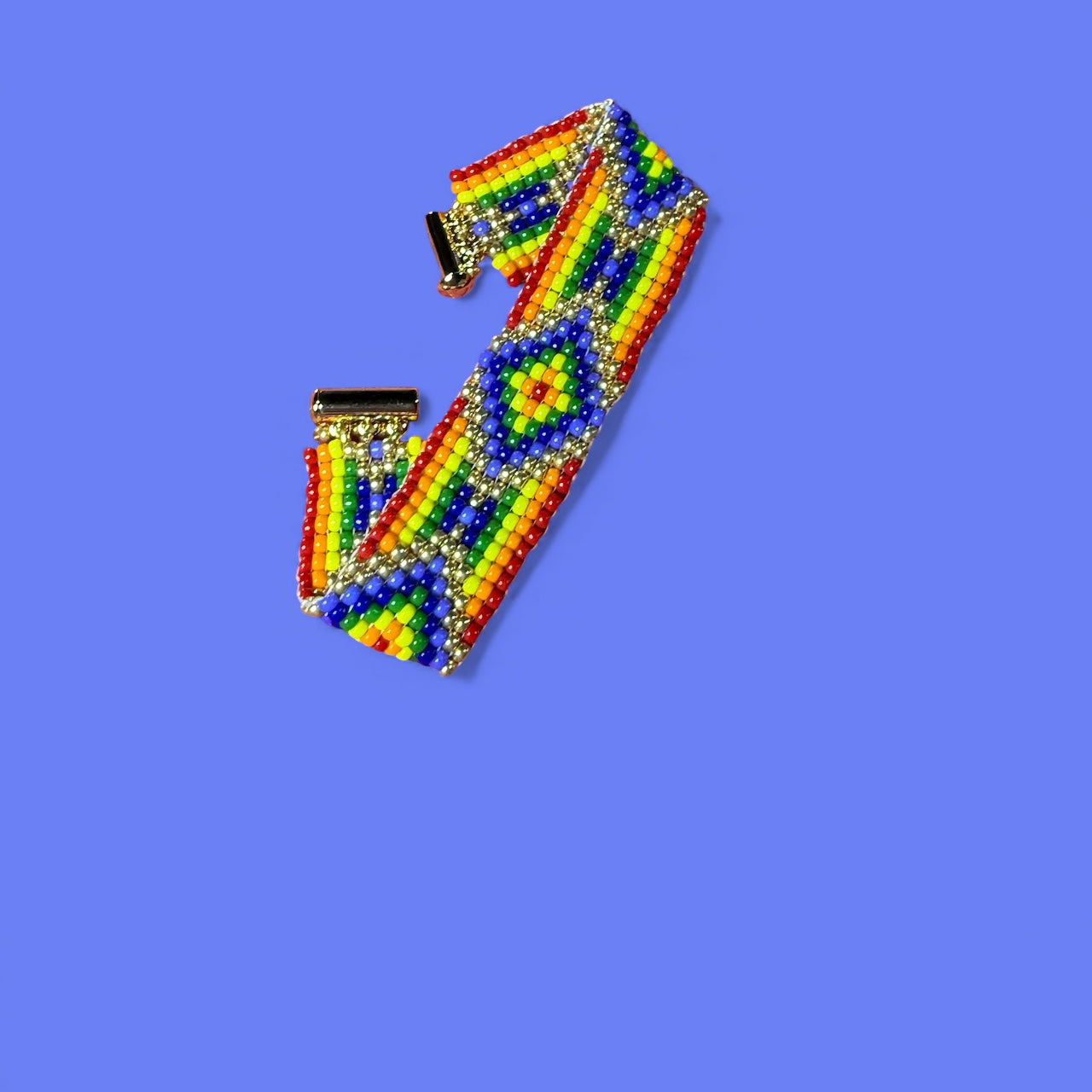 Rainbow Pride Seed Bead Bracelet