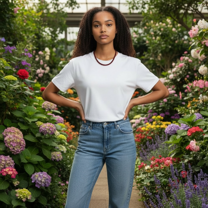 Red Jade and Red Spinel Candy shaped Necklace