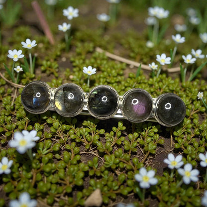 Labradorite French Barrette