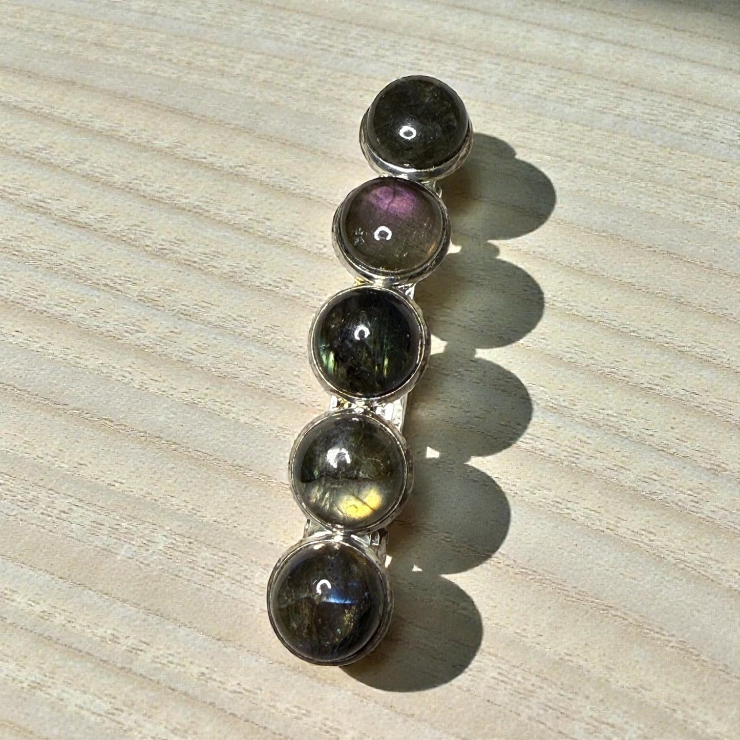 Labradorite French Barrette