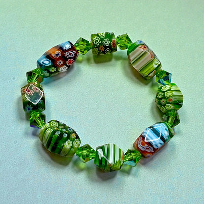Millefiori Glass Bracelet
