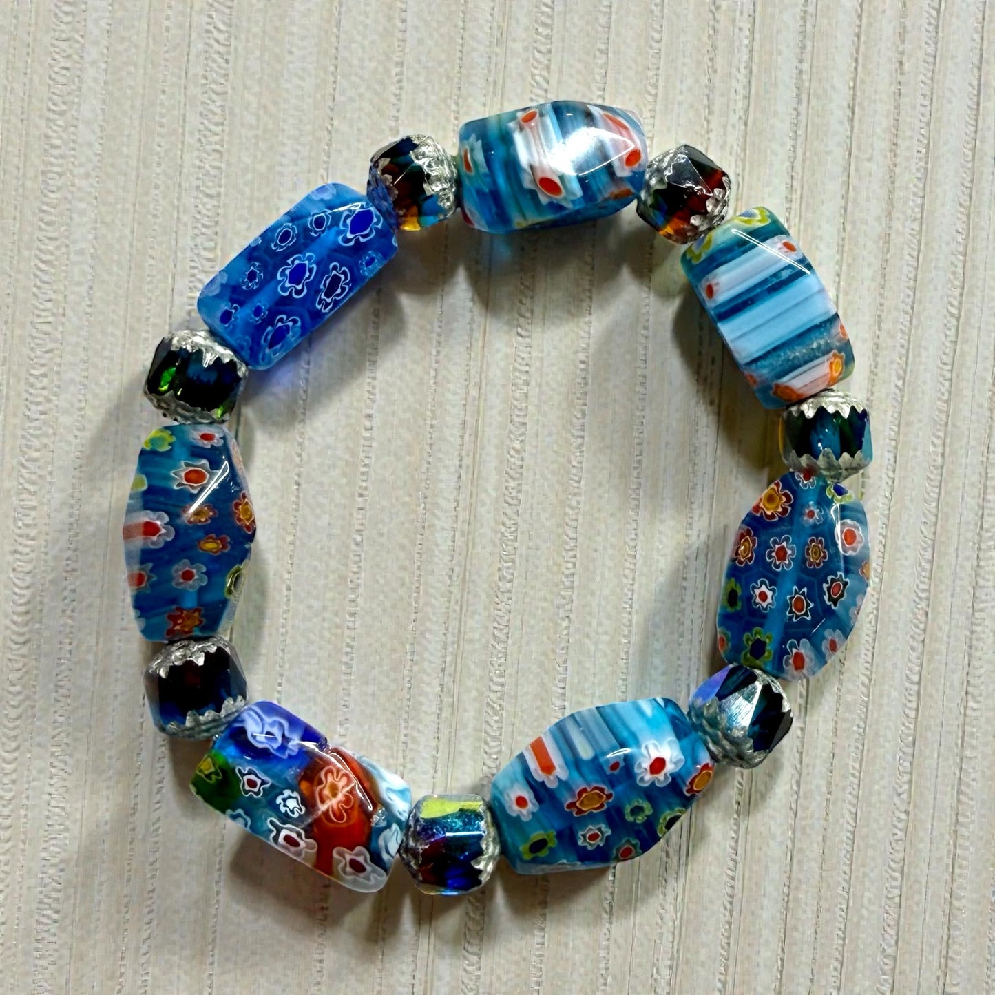 Millefiori Glass Bracelet