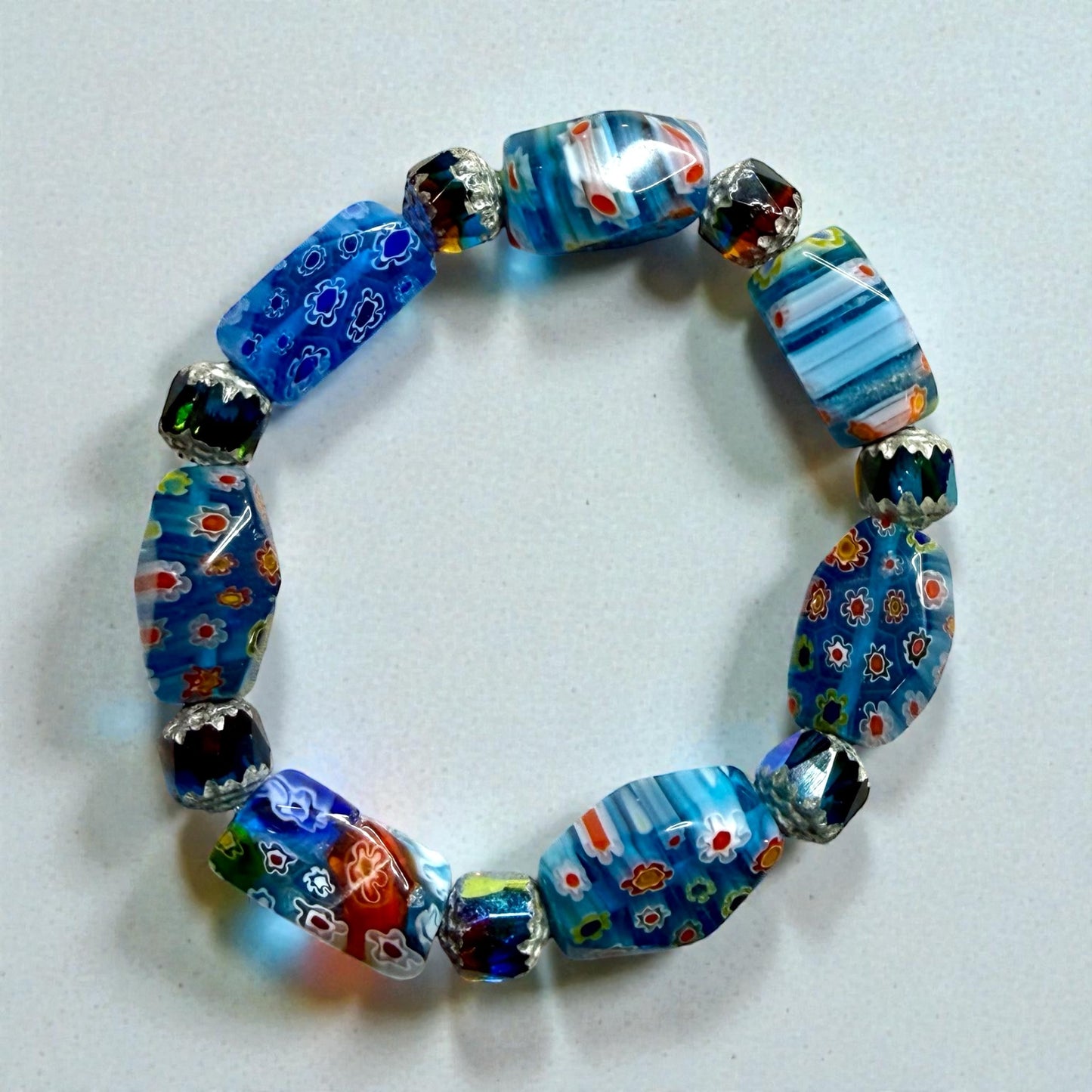 Millefiori Glass Bracelet