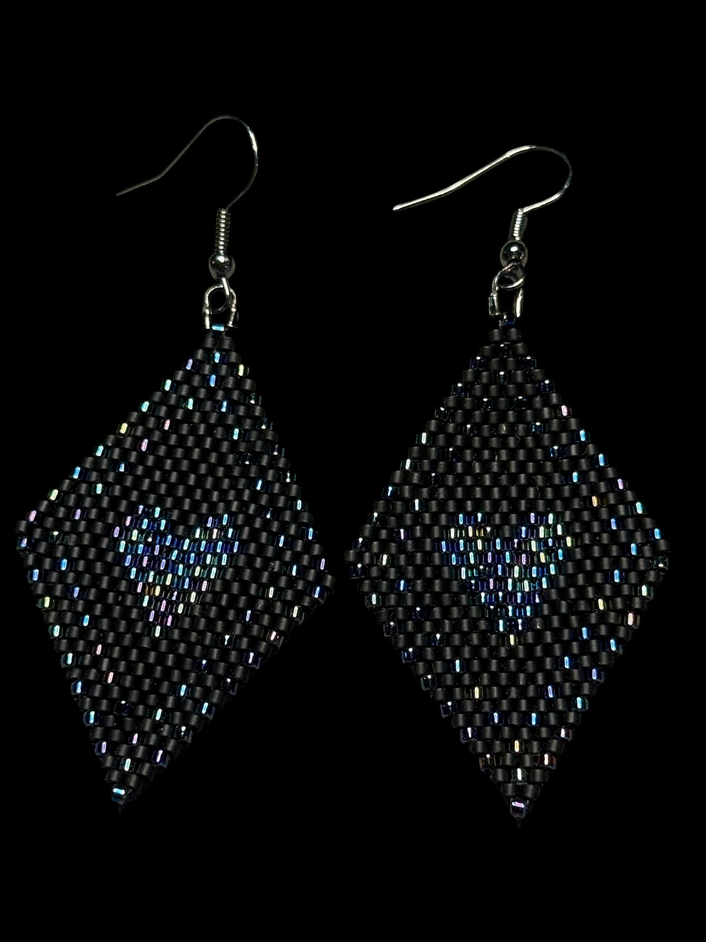 Heart Seed Bead earrings