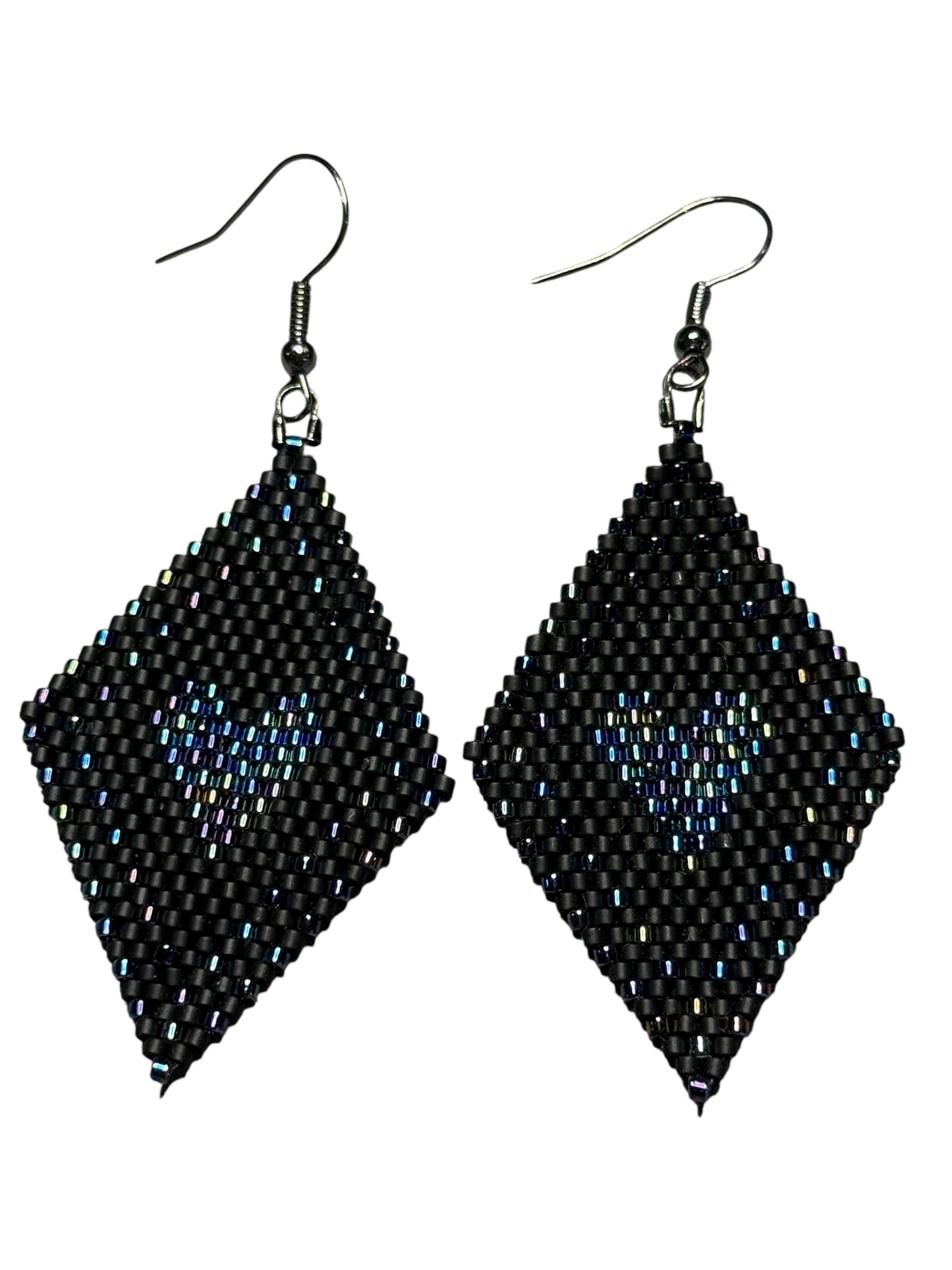 Heart Seed Bead earrings