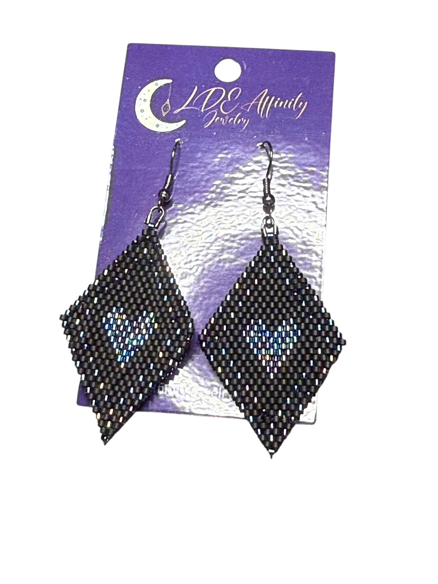 Heart Seed Bead earrings