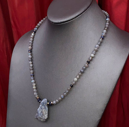 Labradorite Chunk Necklace