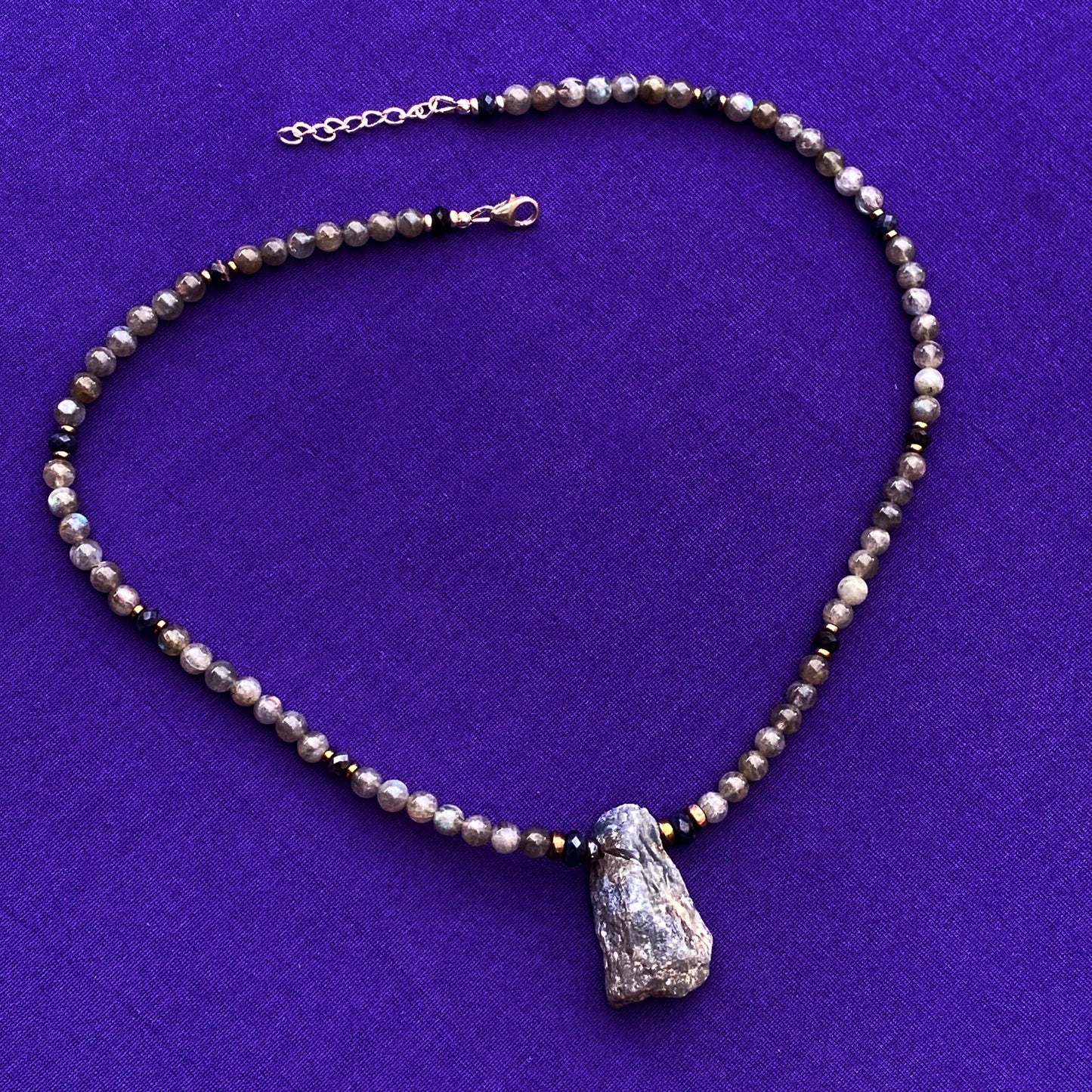 Labradorite Chunk Necklace