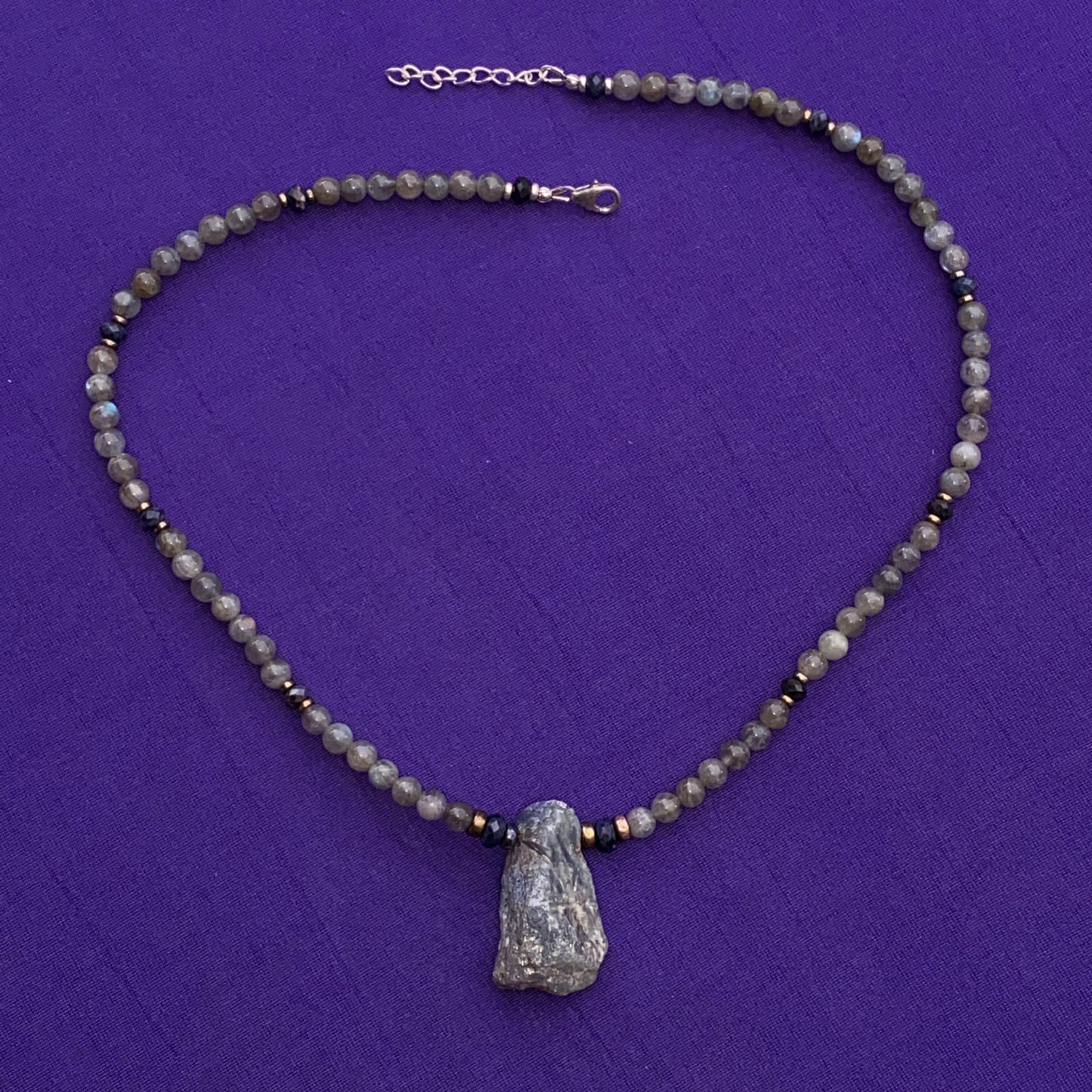 Labradorite Chunk Necklace