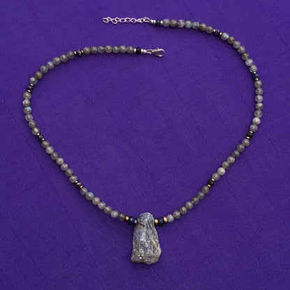 Labradorite Chunk Necklace