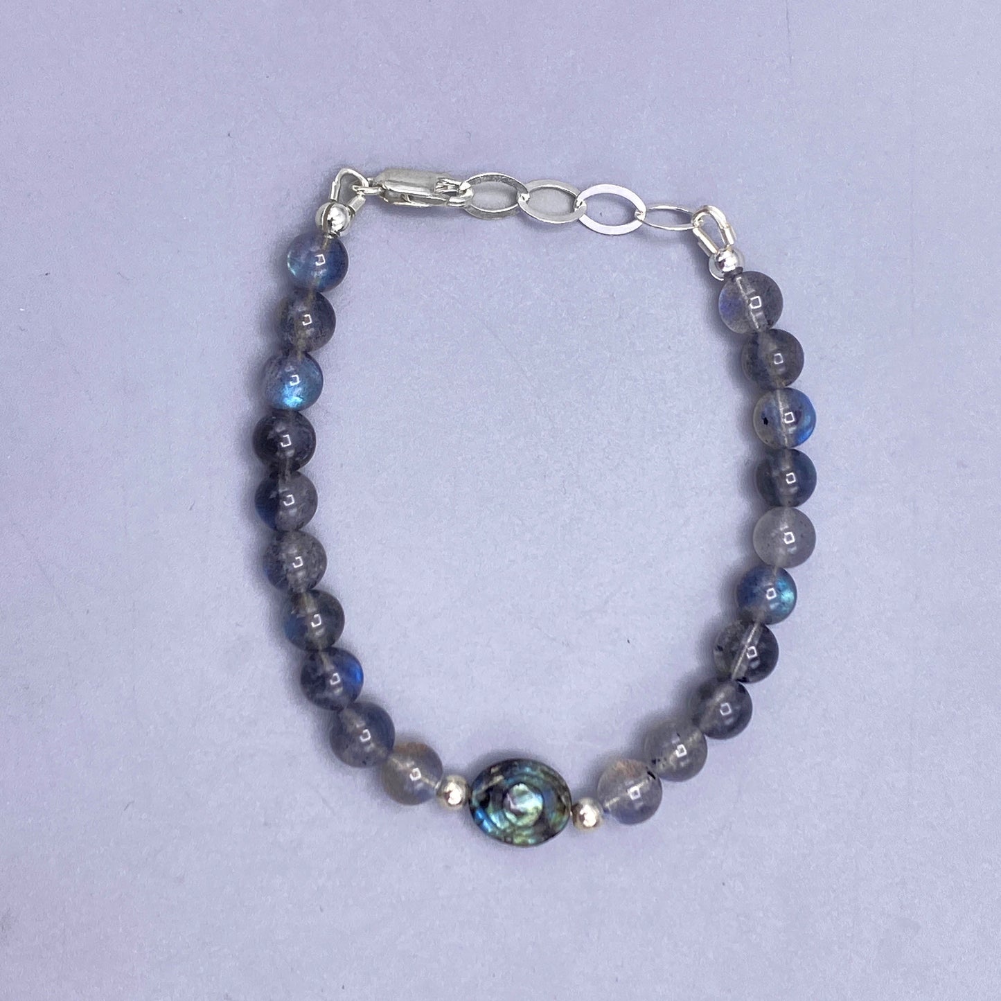 Labradorite Evil Eye Bracelet