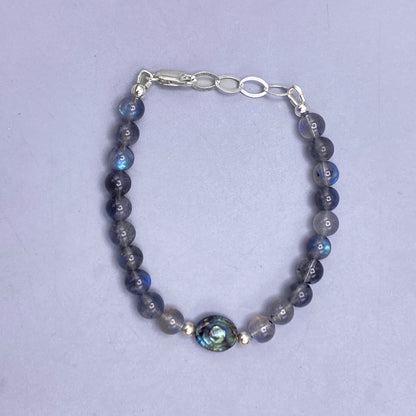 Labradorite Evil Eye Bracelet