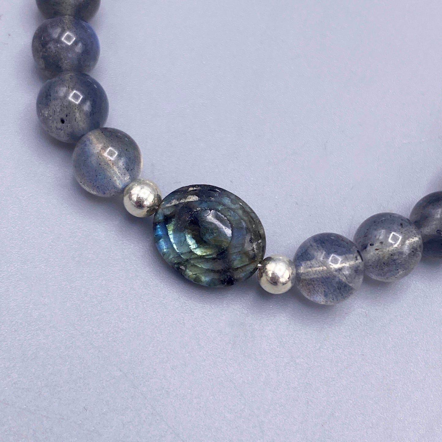 Labradorite Evil Eye Bracelet