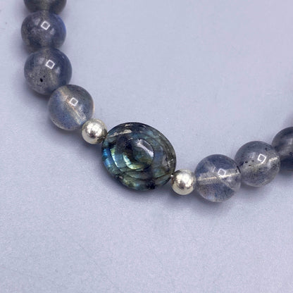Labradorite Evil Eye Bracelet