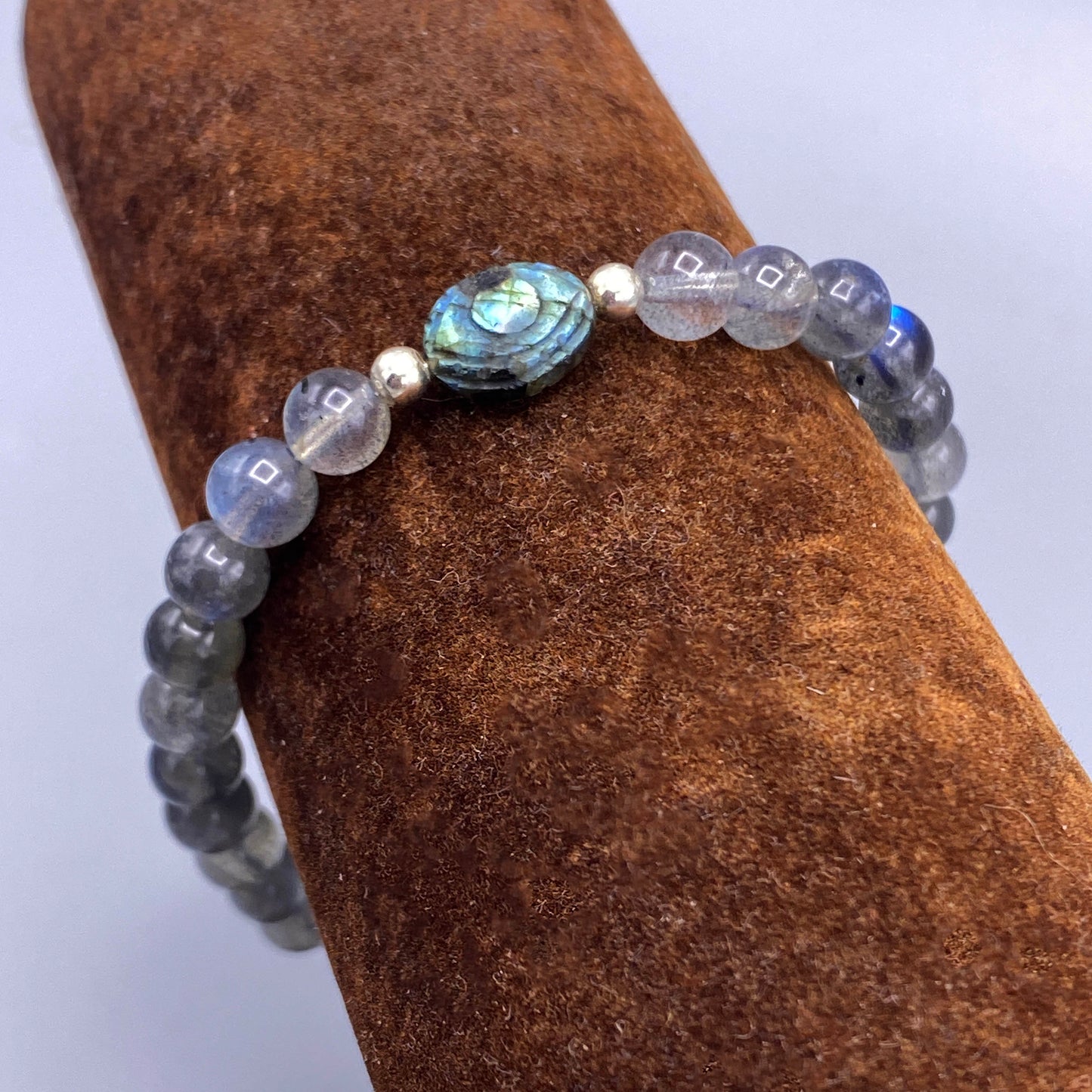 Labradorite Evil Eye Bracelet