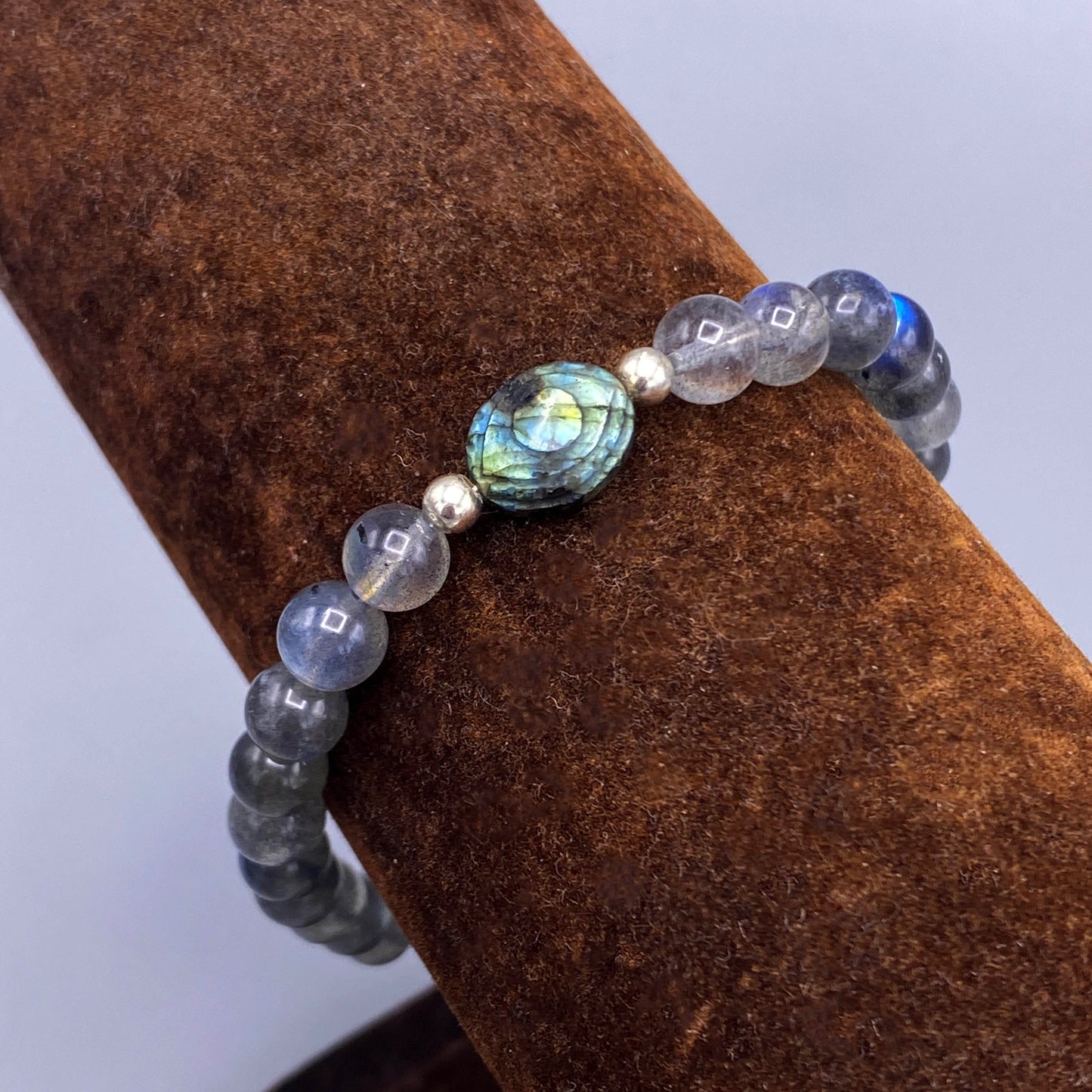 Labradorite Evil Eye Bracelet