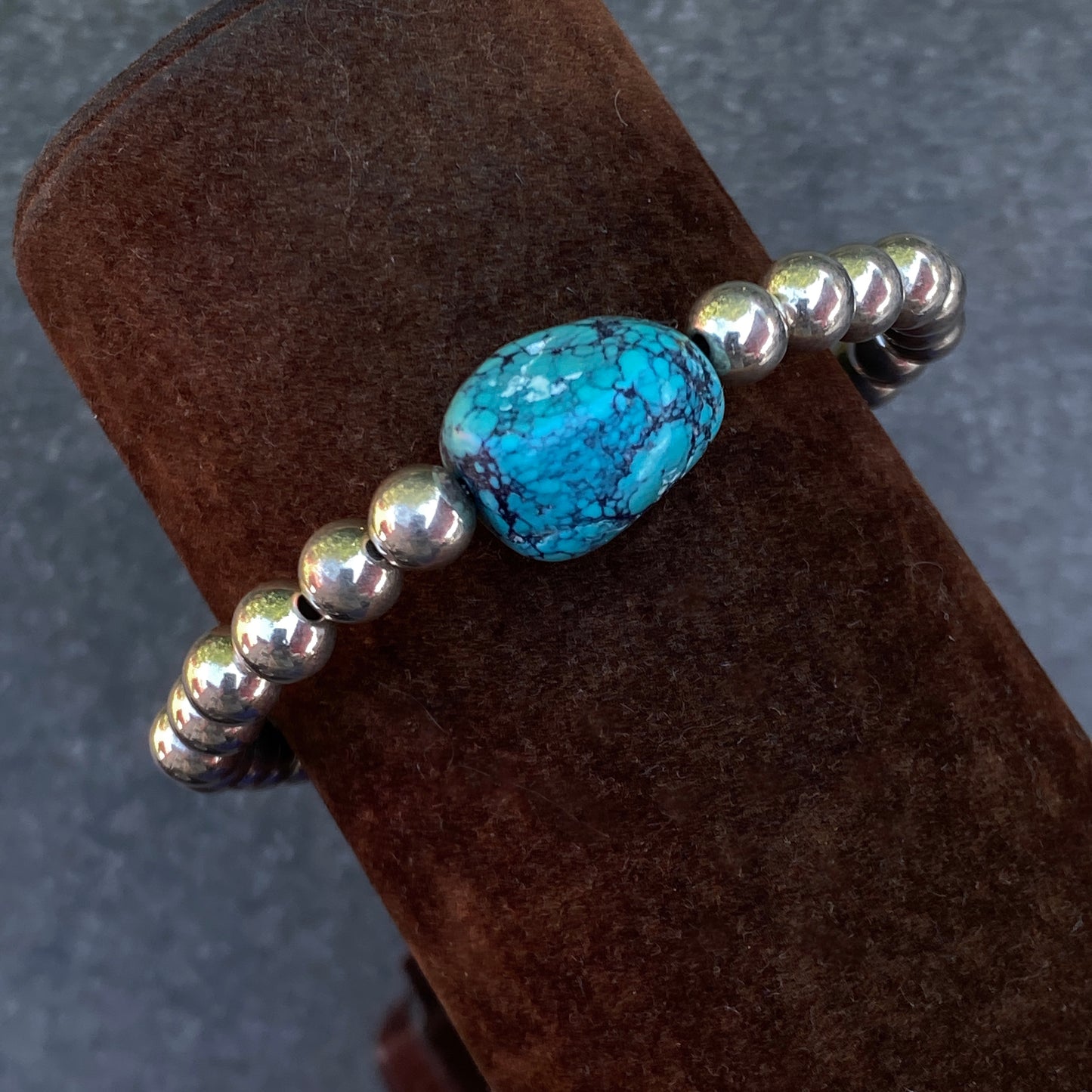 Sterling Silver and Turquoise Bracelet