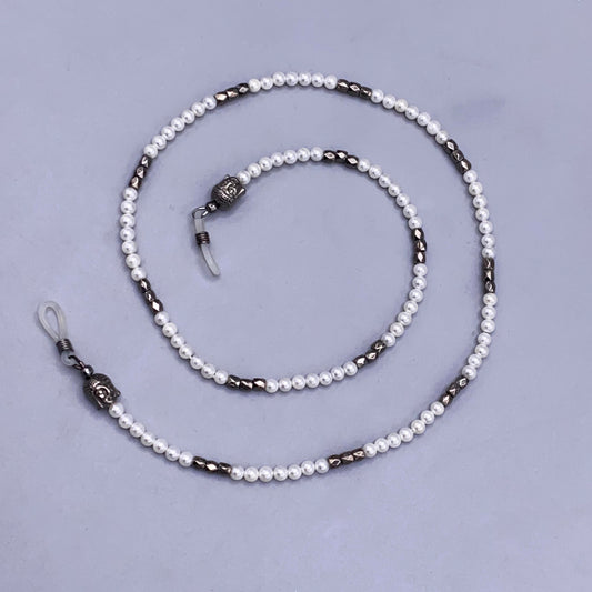 Pearl Shell Buddha Eyeglass Holder Chain